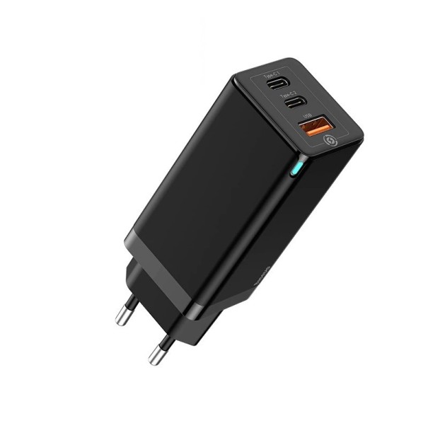 Φορτιστής Gan Quick Charge μαύρο