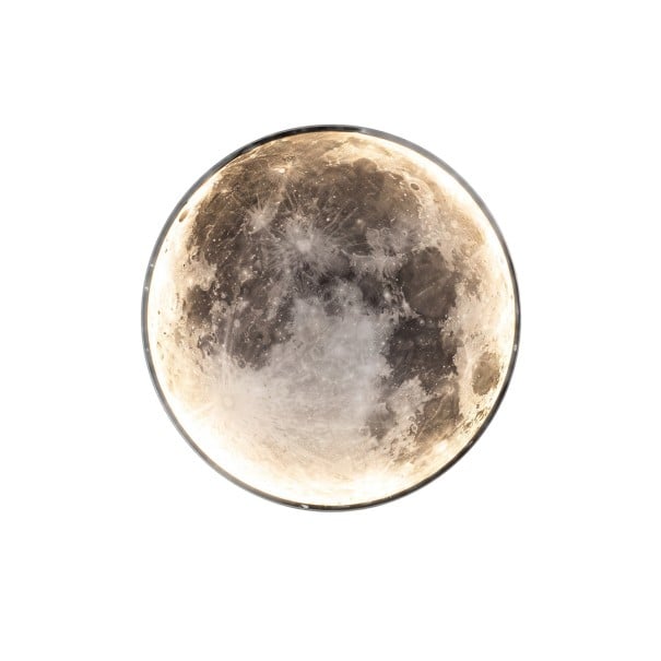 Φωτιστικό τοίχου σε σχήμα φεγγαριού 60 x 4 εκ. 28 W Κρύο λευκό φως Για δωμάτια 8–12 τ.μ. Φωτιστικό τοίχου για υπνοδωμάτιο και παιδικό δωμάτιο 1