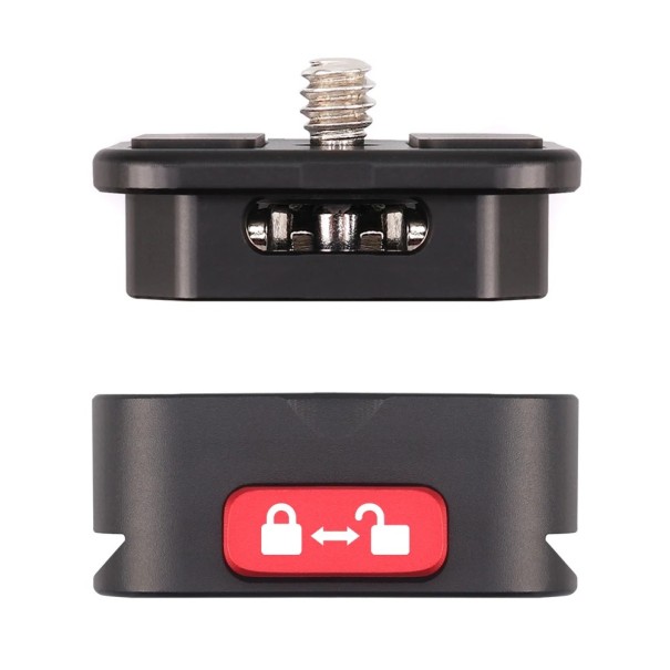 Piastra di sgancio rapido 3,8 x 1,6 cm per supporto treppiede per fotocamera Accessori per Sony Nikon LUMIX DSLR 1