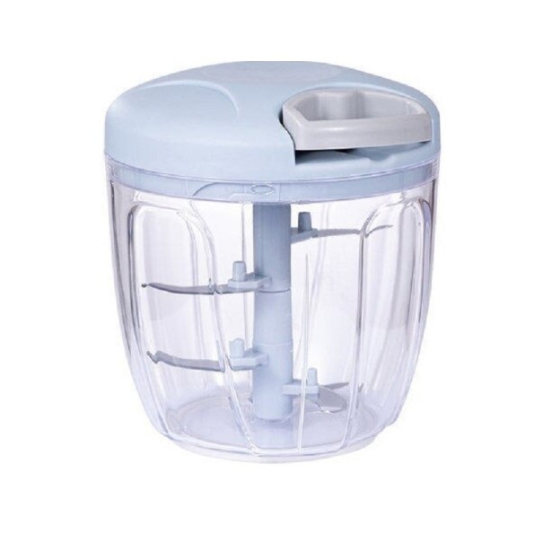 Picadora manual 900 ml azul claro
