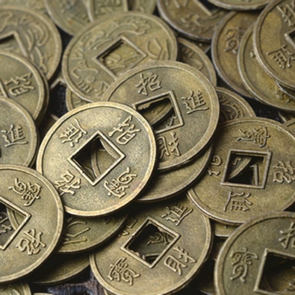 Pièces de monnaie chinoises porte-bonheur 30 pièces 1