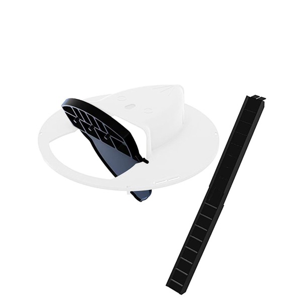 Piège à souris avec couvercle blanc