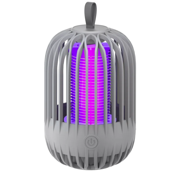 Piège électrique à insectes et moustiques avec anneau de suspension Chargement USB-C Lumière intérieure contre les insectes volants Sans batterie 1