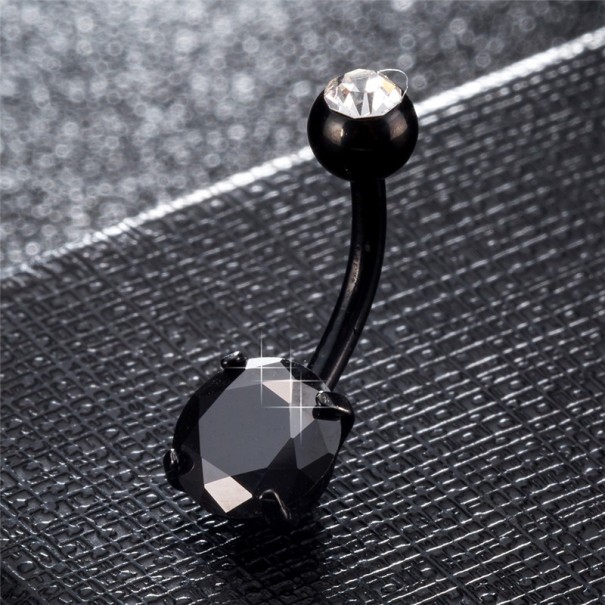 Piercing de acero inoxidable de alta calidad J2552 negro
