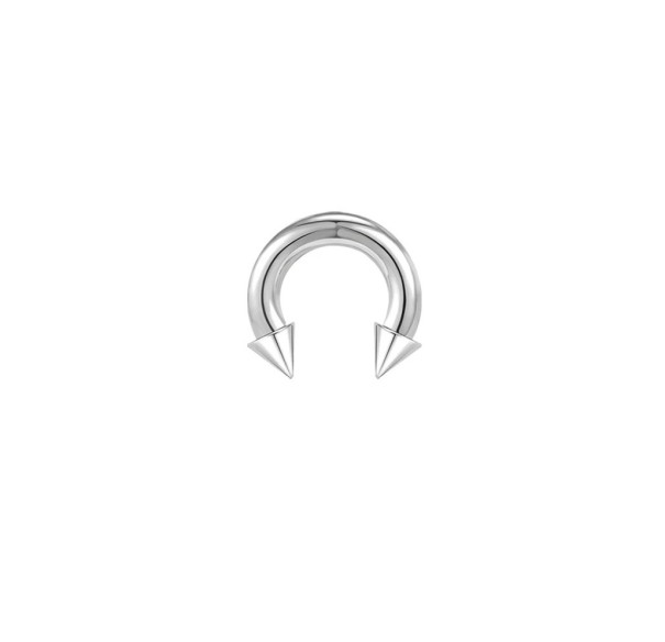 Piercing de nas septum 5 x 16 x 8 mm Formă de potcoavă cu vârfuri din oțel inoxidabil Piercing deosebit pentru septul nazal 1