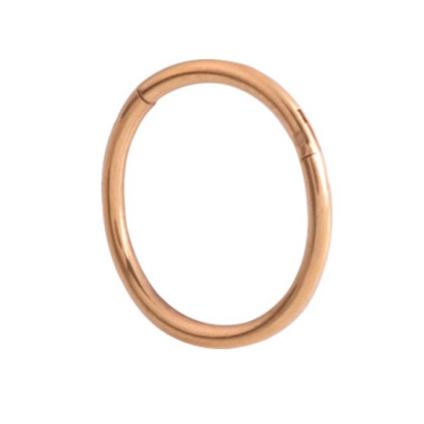 Piercing do nosa 1,2 x 10 mm ružovo zlatá