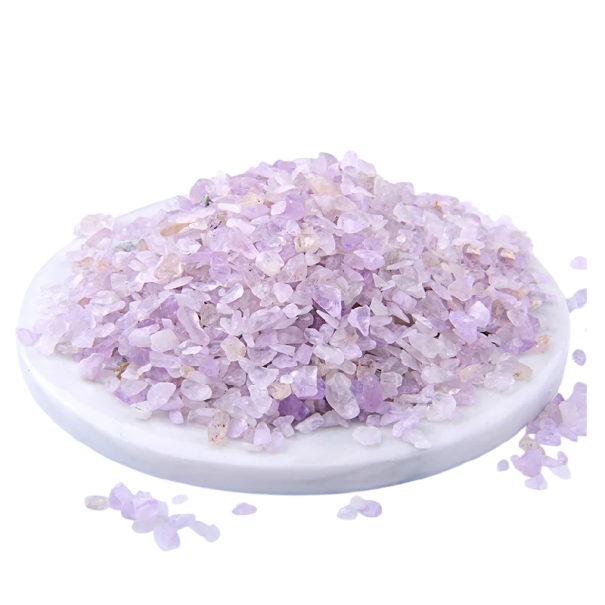 Pierres de jade violet naturel 3–5 mm 20 g petits minéraux violets pour décorations, créations et arrangements 1