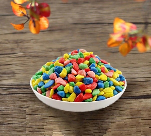 Pierres décoratives colorées 1