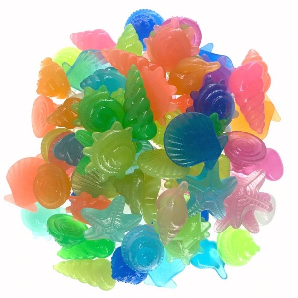 Pierres décoratives lumineuses en forme de coquillages 50 pcs 1
