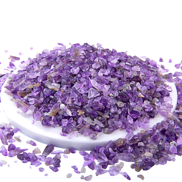 Pierres naturelles en améthyste 3–5 mm 20 g matériau minéral naturel pierres décoratives violettes pour création et décoration 1