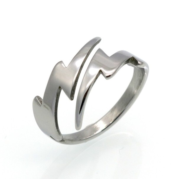Pierścień błyskowy dla kobiet srebrny 8