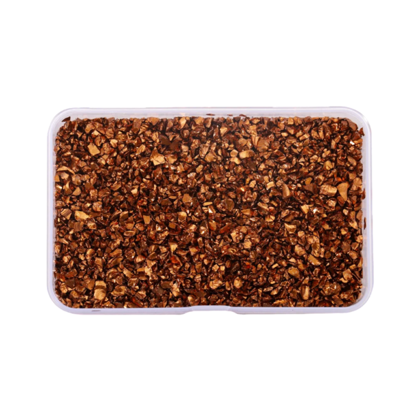Pietre de sticlă mărunțite pentru rășină 80 g Material decorativ strălucitor pentru turnare bijuterii, artă și proiecte DIY cu cutie maro