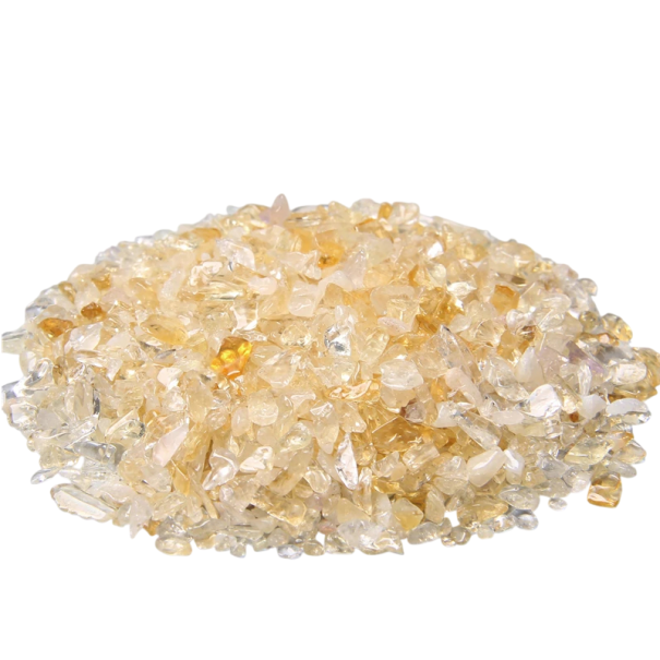 Pietre decorative din cuarț galben măcinat 3–5 mm 100 g pietre galbene naturale pentru aranjamente, creații creative și decorațiuni 1