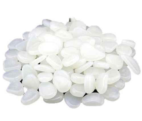 Pietricele strălucitoare - 50 buc J3222 alb