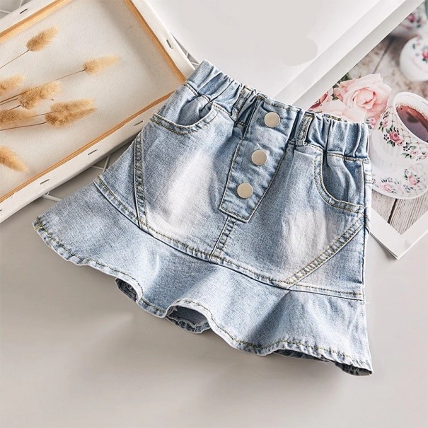 Piger denim nederdel L1070 2