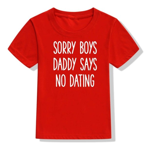 Piger T-shirt A2816 rød 8 B