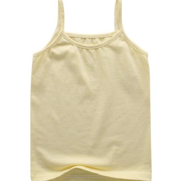 Piger tanktop B1455 lysegul 3