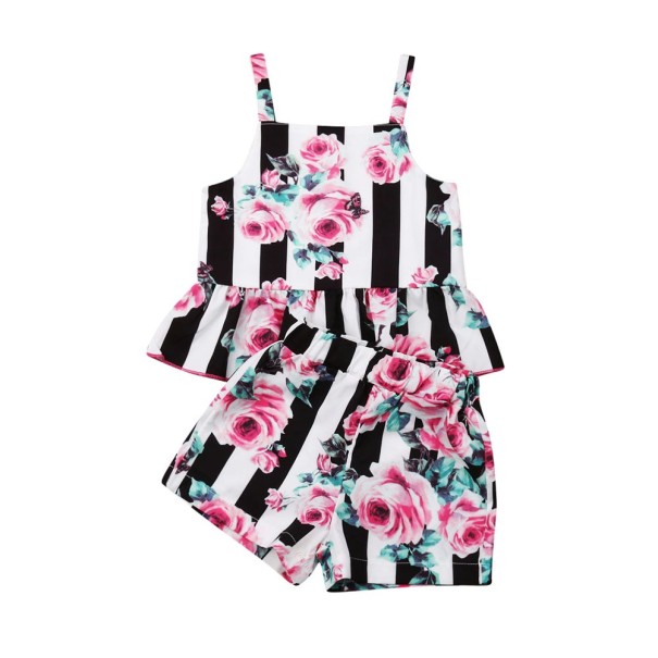 Piger tanktop og shorts L1316 2