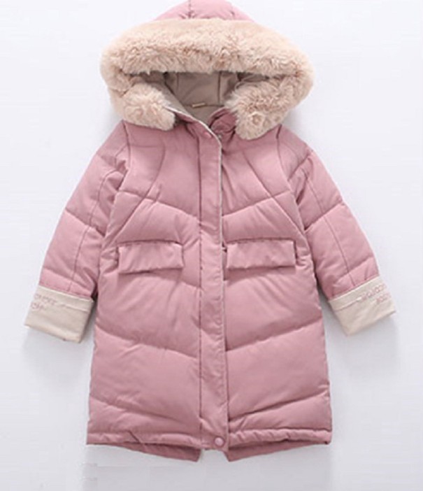 Piger vinterjakke L2029 rosa 6