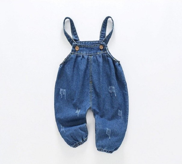 Pigerjeans med hagesmækker 4 A