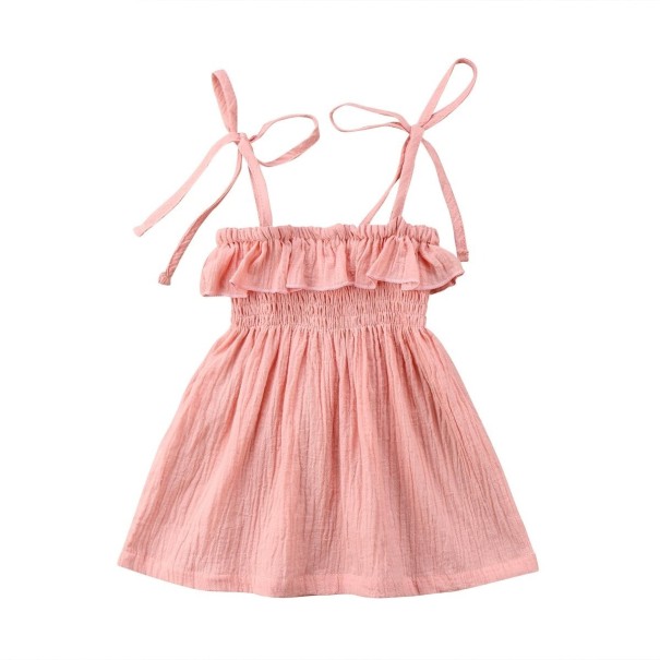 Pigerkjole N568 rosa 2