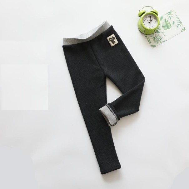 Pigerleggings T2481 mørkegrå 6