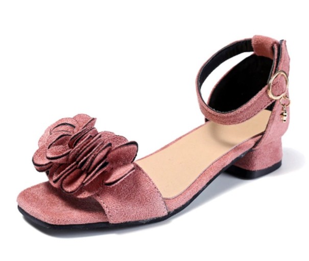 Pigersandaler Georgina gammelrosa 27