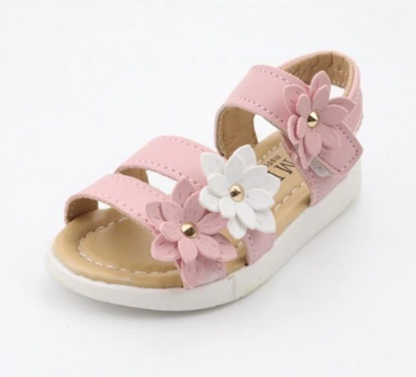 Pigersandaler med rem A301 rosa 23