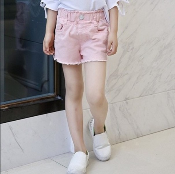 Pigershorts i bomuld J882 lyserosa 3