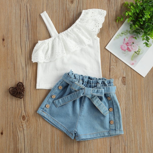 Pigetop og shorts L1194 2
