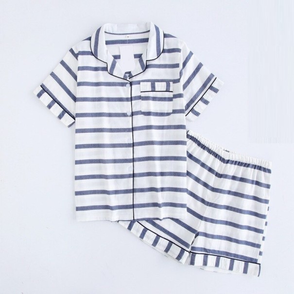 Pigiama da donna P2703 blu scuro L