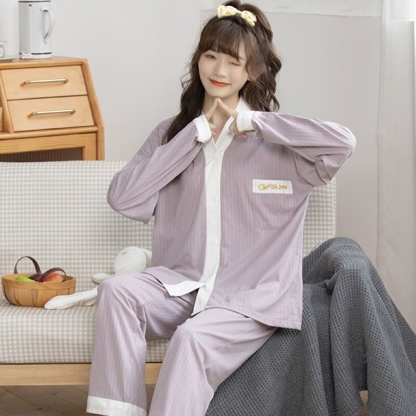 Pigiama da Donna P2962 viola chiaro M