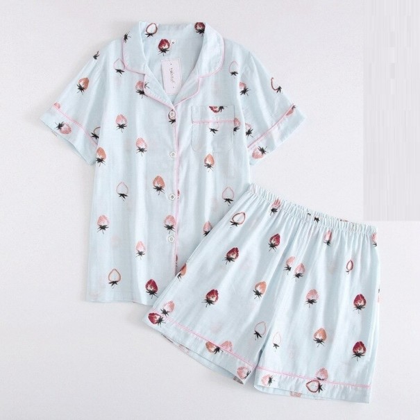 Pijama de mujer P2702 azul claro M