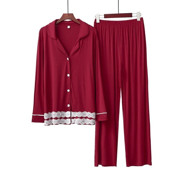 Pijama de mujer P2751 burdeos