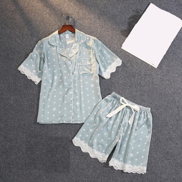 Pijama de mujer P2755 turquesa M