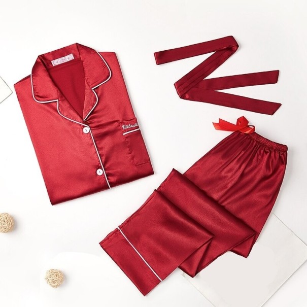 Pijama de mujer P2767 rojo M