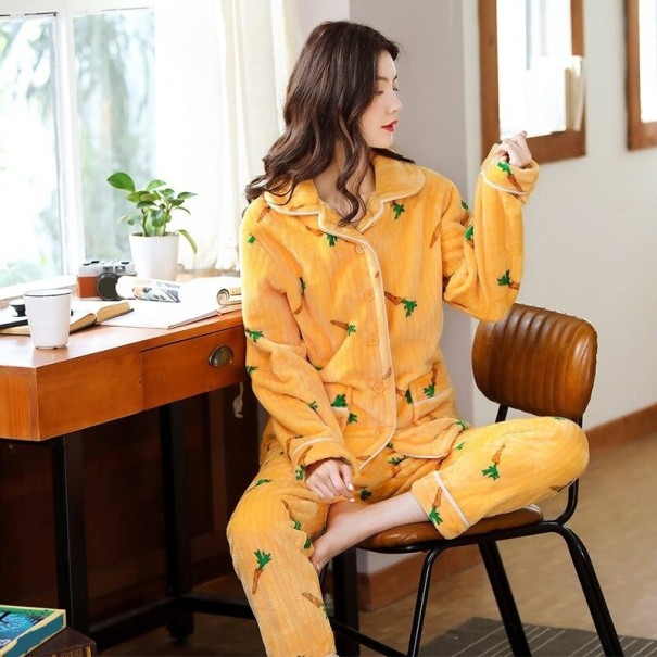 Pijama de mujer P2862 amarillo L