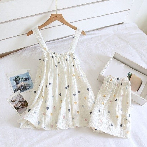 Pijama de mujer P2863 crema M