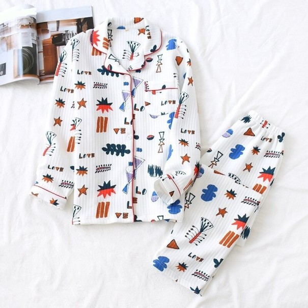 Pijama de mujer P2866 blanco S