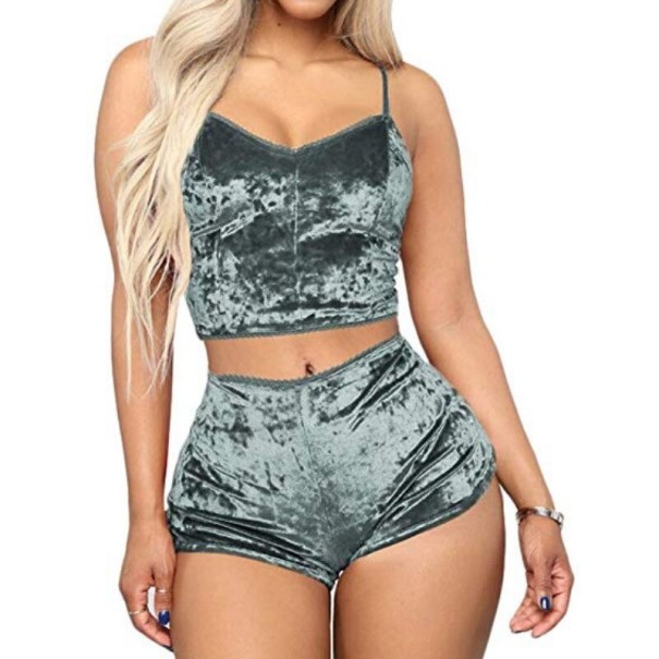 Pijama de mujer P2941 gris XS