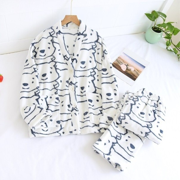 Pijama de mujer P3086 blanco S