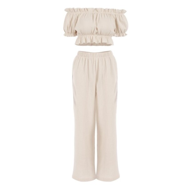 Pijama Feminino P2854 creme M