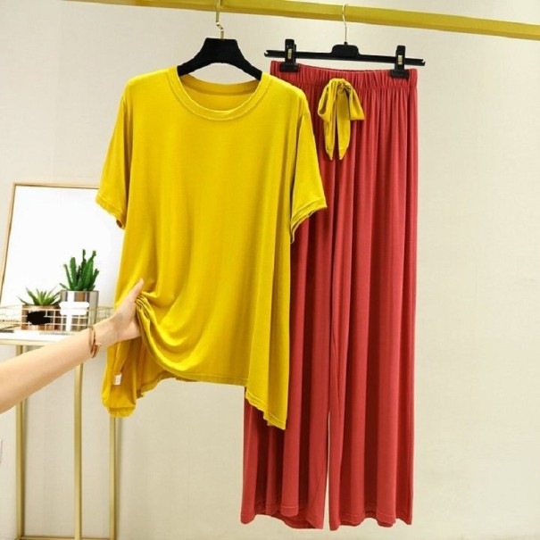 Pijama Feminino P2910 amarelo L