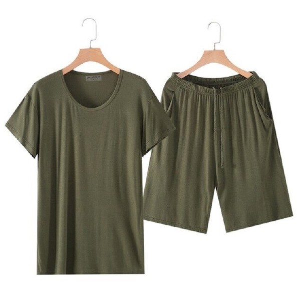 Pijamale bărbați T2403 verde armată XL 1