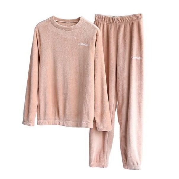 Pijamale calde de dama P2673 roz M