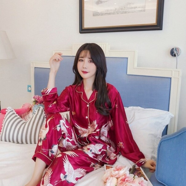 Pijamale de dama P2632 burgundy XXL