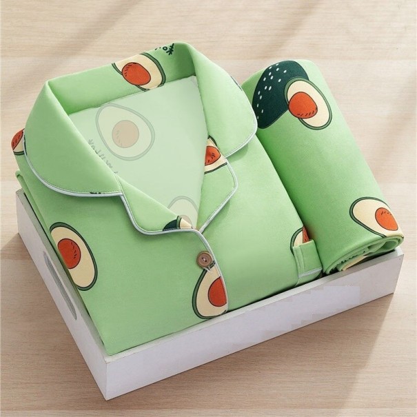 Pijamale de dama P2645 verde XL