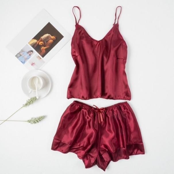 Pijamale de dama P2744 burgundy M