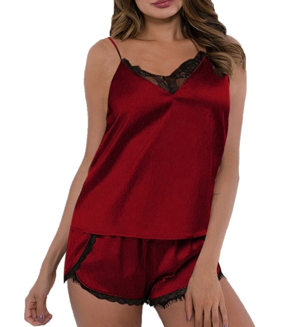 Pijamale de dama P2812 burgundy XS