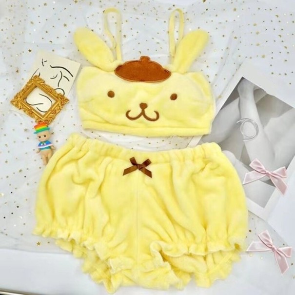 Pijamale de dama P2855 galben S